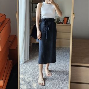 Helmut lang midi skirt